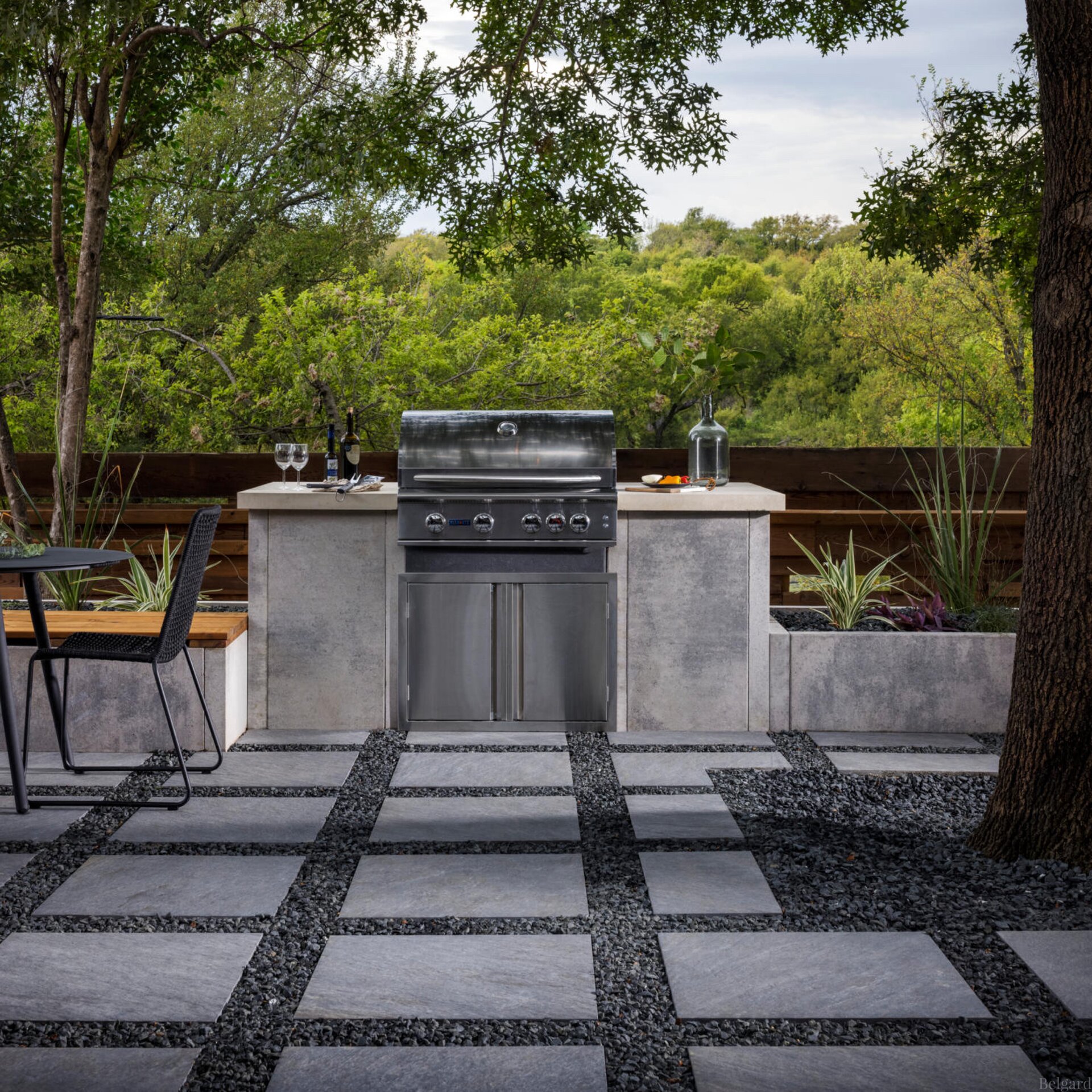 Beautiful patio setting