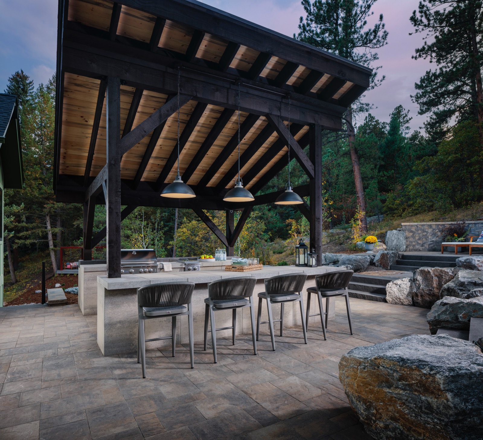 Beautiful patio setting