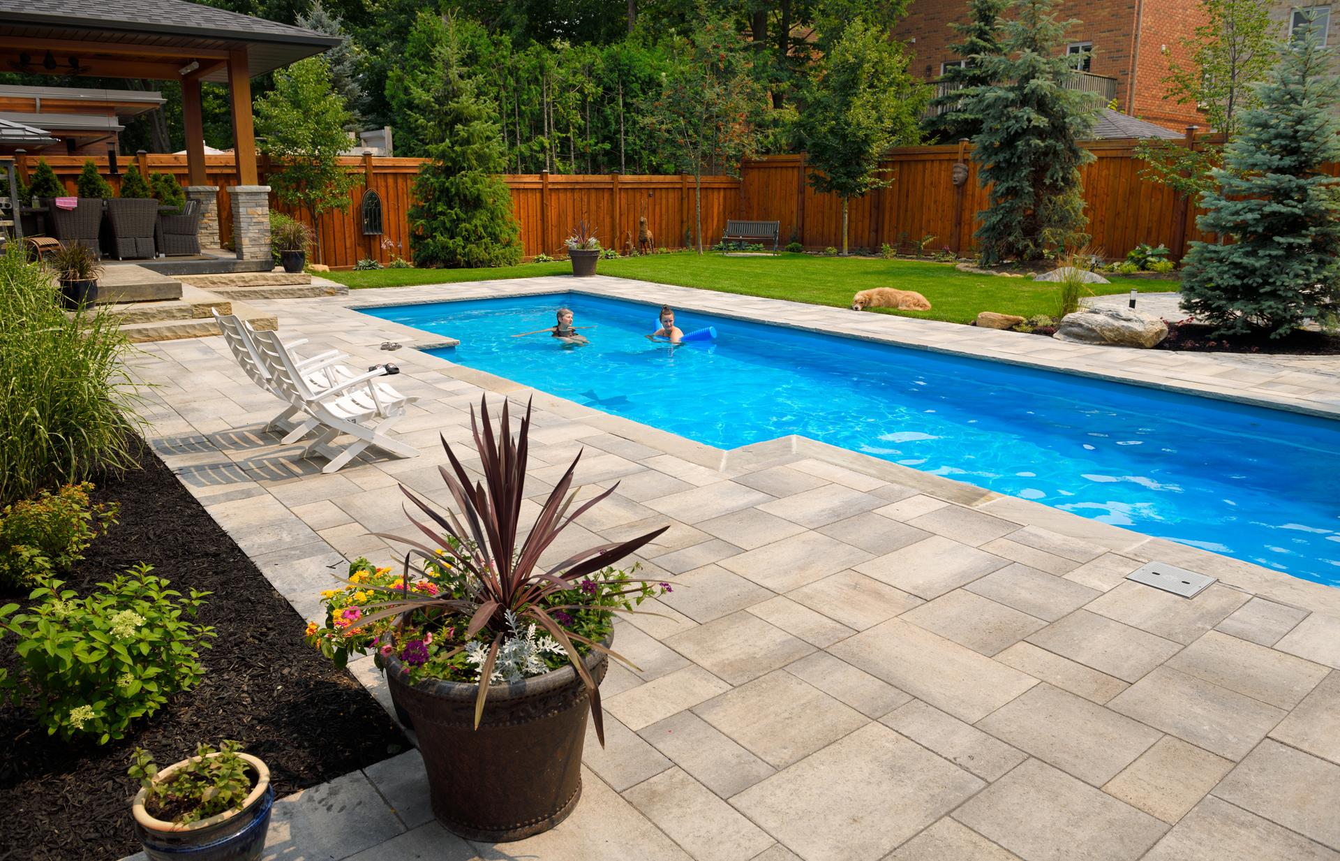 Beautiful patio setting